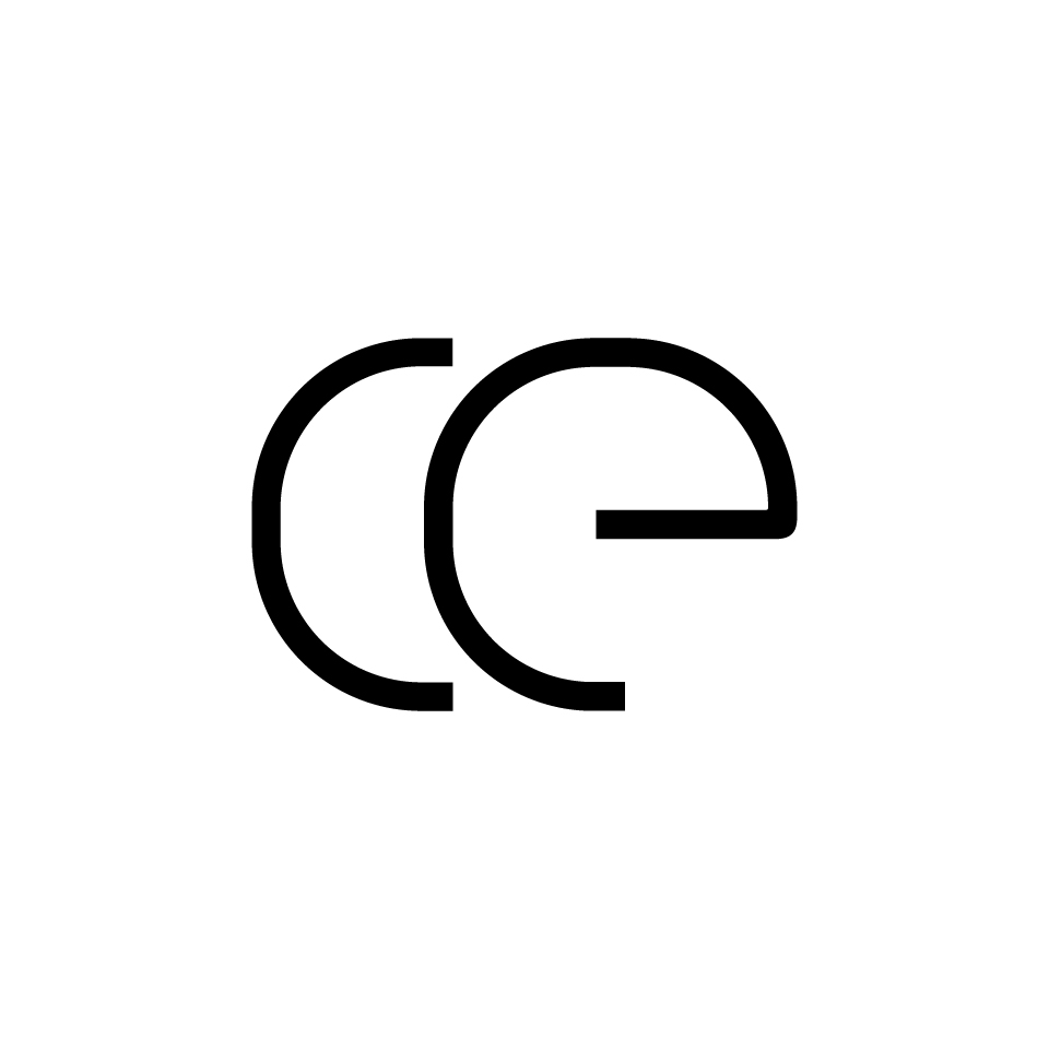 CE marking symbol, indicating compliance with European safety and regulatory standards for Artemide lighting products.