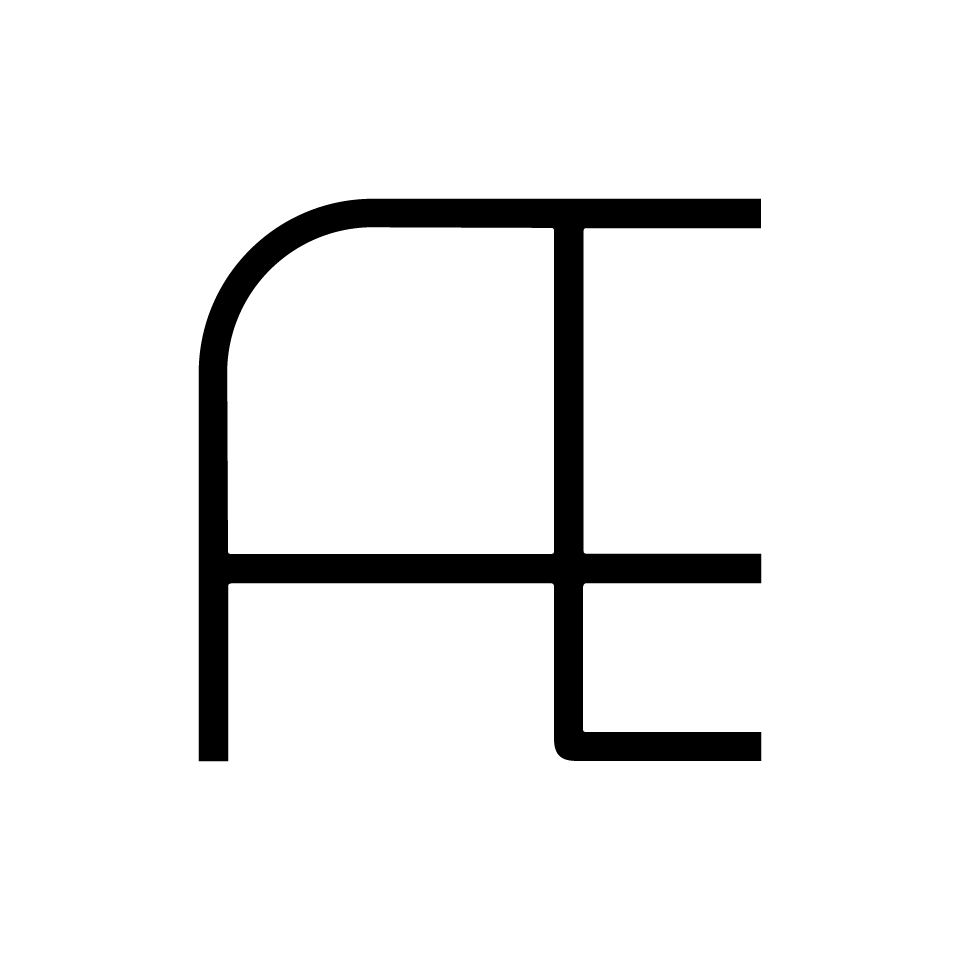 Artemide logo: stylized AE monogram with clean geometric lines, representing the Artemide brand identity