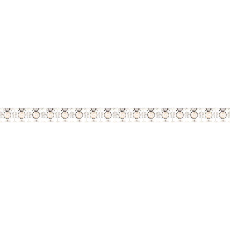 Artemide Sharp LED strip light with evenly spaced circular LEDs mounted on a flexible white PCB board - 2